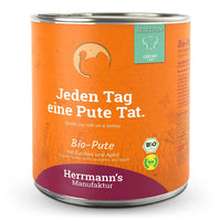 Bio-Leichtfutter Hund – Herrmann’s Selection Light Pute mit Apfel und Zucchini