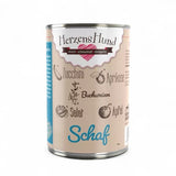 HerzensHund Nassfutter „Schaf mit Bio-Gemüse“ – glutenfreies Bio-Hundefutter mit hohem Schaffleischanteil und ausgewählten Bio-Zutaten für sensible Hunde