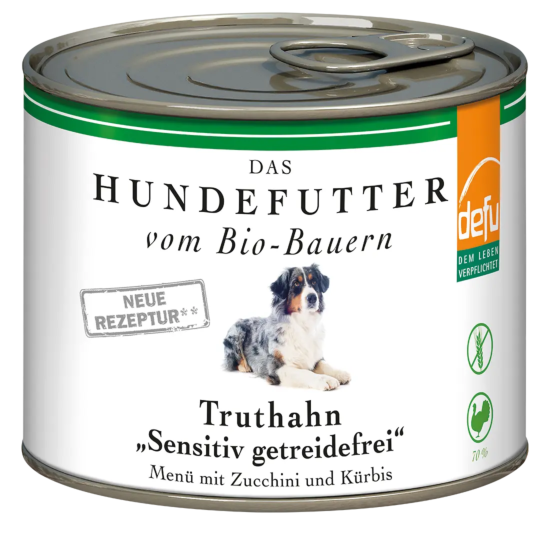 Defu Truthahn High Sensitive – getreidefreies Bio-Nassfutter 200g