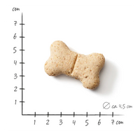 Defu Bio-Huhn Hundesnacks – natürliche Belohnung Größentabelle