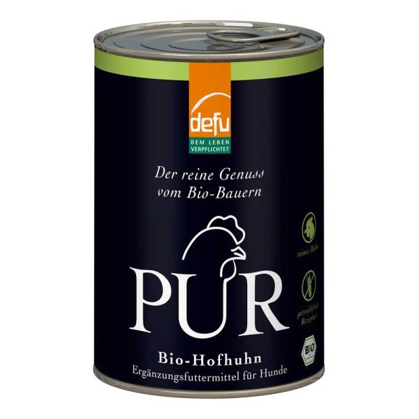 Defu Bio Grünlandpute Pur – Reinfleisch für Hunde 400g