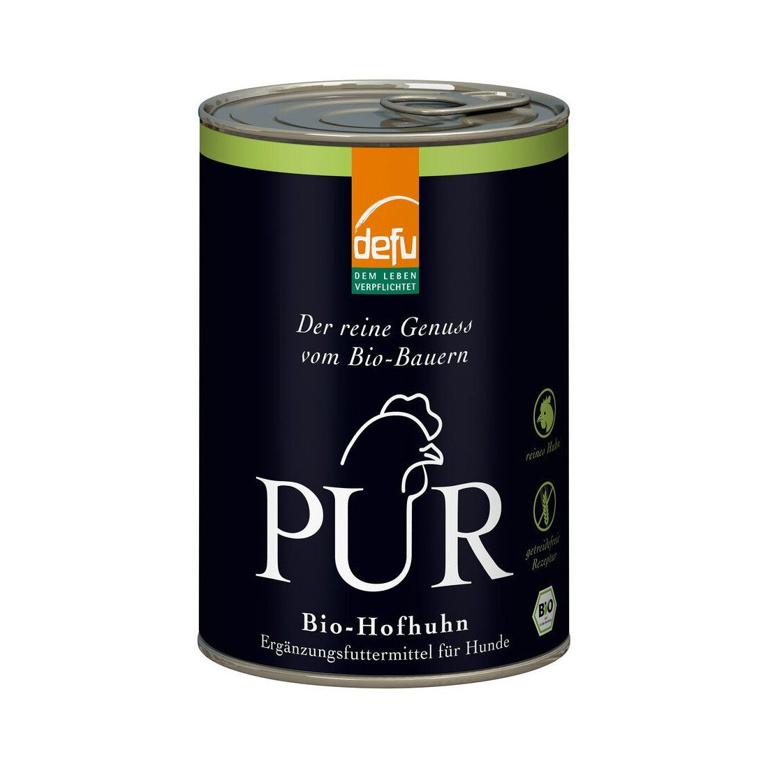 Defu Bio Hofhuhn Pur – Reinfleisch für Hunde 400g