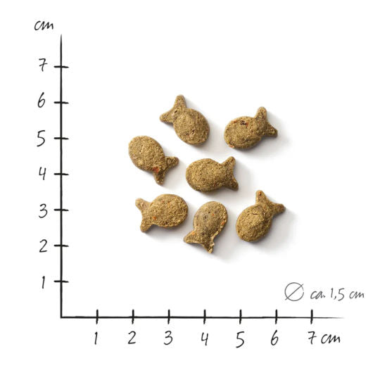 Defu Seelachs-Kekse – Hundesnack mit Fisch groessen tabelle