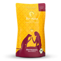Herrmann’s Bio-Huhn mit Hirse – Hundefutter 130g
