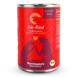 Herrmann’s Bio-Rind mit Buchweizen – Hundefutter 400g