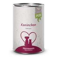 Herrmann’s Reinfleisch Kaninchen – für Hunde & Katzen 400g