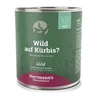 Herrmann’s Wild auf Kürbis – Getreidefreies Hundenassfutter 800g