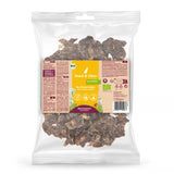 Herrmann's Bio-Hühnermägen sind luftgetrocknete Monoprotein-Kausnacks für Hunde. Fettarm, proteinreich, ohne Zusätze und ideal als natürliche Belohnung.