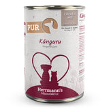 Herrmann’s Kreativ-Mix Reinfleisch Känguru – 100 % Kängurufleisch für Hunde und Katzen, fettarmes Ergänzungsfutter in Bio-Qualität