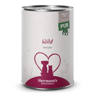 Herrmann’s Reinfleisch Wild – für Hunde & Katzen 400g