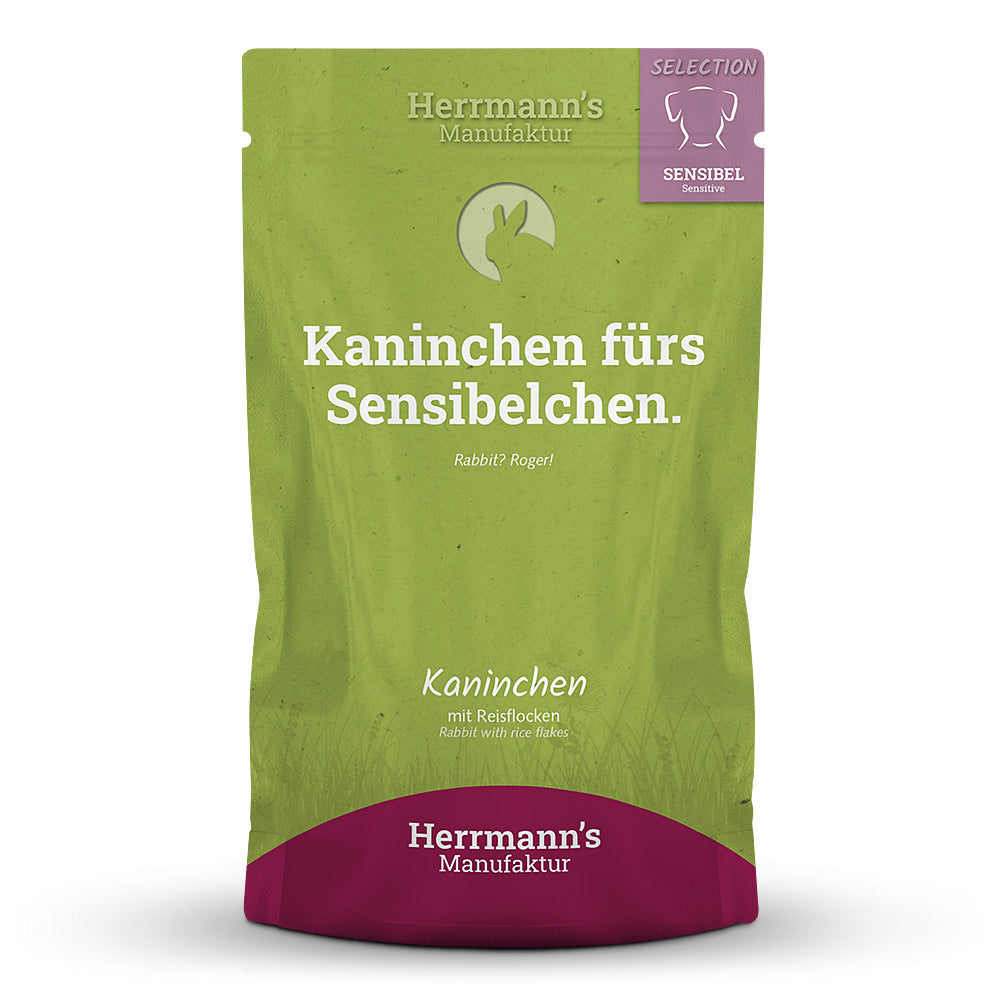 Herrmann’s Kaninchen-Menü – für sensible Hunde150g