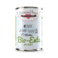 Herzenshund Bio-Ente – Getreidefreies Hundefutter 400g