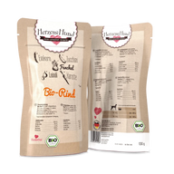 Herzenshund Bio Hundenassfutter Rind – Nährstoffreich & natürlich 130g