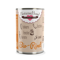 Herzenshund Bio Hundenassfutter Rind – Nährstoffreich & natürlich 400g