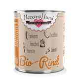 Herzenshund Bio Hundenassfutter Rind – Nährstoffreich & natürlich 800g