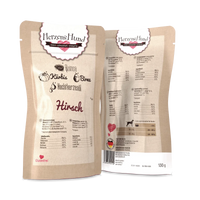 Herzenshund Hirsch – Nassfutter für sensible Hunde 130g