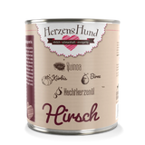 Herzenshund Hirsch – Nassfutter für sensible Hunde 800g