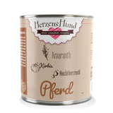 HerzensHund Pferd Sensitive Hundefutter 800g – gut verträgliches Nassfutter mit Pferd für sensible Hunde
