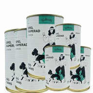 Poodlewohl Dosen-Bundle für junge Hunde – Bio-Nassfutter mit Gans und Rind für eine ausgewogene Ernährung in der Wachstumsphase