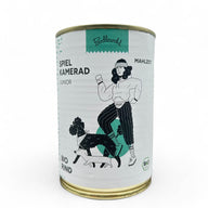Poodlewohl Rind Junior Bio-Nassfutter für junge Hunde – hochwertige Dose mit Rindfleisch, Bio-Reis, Spinat und Leinsamen