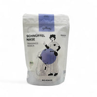 Poodlewohl Schnüffelnase – 100% Bio-Kokosmark, fördert Zahngesundheit und wirkt antibakteriell. Beruhigt den Magen und unterstützt die Verdauung, ideal als abendlicher Snack oder Belohnung. Getreidefrei und allergikerfreundlich, ohne künstliche Zusätze.