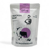 Poodlewohl Trockenbarf Bio-Huhn in Tüte – 100 % getrocknetes Bio-Hühnerfleisch als naturbelassene, getreidefreie Mahlzeit für Hunde und Katzen