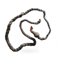 Riesenschlange aus Bio-Wollfilz – handgefilztes, waschbares Hundespielzeug in braun, grau oder weiß, ca. 160 cm lang, ideal zum Zerren, Kauen und Herumtragen