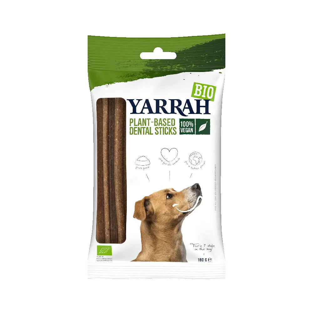 Yarrah Dental Sticks – Zahnpflege-Snack für Hunde 180g