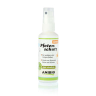 ANIBIO Pfotenschutz Spray mit Manuka Honig – natürliche Pflege für Hundepfoten bei spröden und rissigen Ballen, Schutz vor Kälte, Schnee und Streusalz
