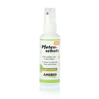ANIBIO Pfotenschutz Spray mit Manuka Honig – natürliche Pflege für Hundepfoten bei spröden und rissigen Ballen, Schutz vor Kälte, Schnee und Streusalz