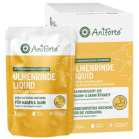 AniForte® Ulmenrinde Liquid für Hunde und Katzen – natürliche Magen-Darm-Unterstützung mit amerikanischer Ulmenrinde, Flohsamenschalen und Naturmoorpulver, sofort anwendbar ohne Aufkochen.