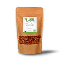 BIOPUR Möhren-Flocken für Haustiere, 100% Bio-Möhren, reich an Beta-Carotin, Provitamin A und B-Vitaminen, veganes Superfood zur Unterstützung von Sehkraft und Verdauung, einfache Zubereitung, glutenfrei