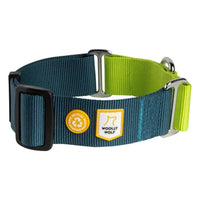 Woolly Wolf Martingale Collar Deep Teal Mix - Poodlewohl