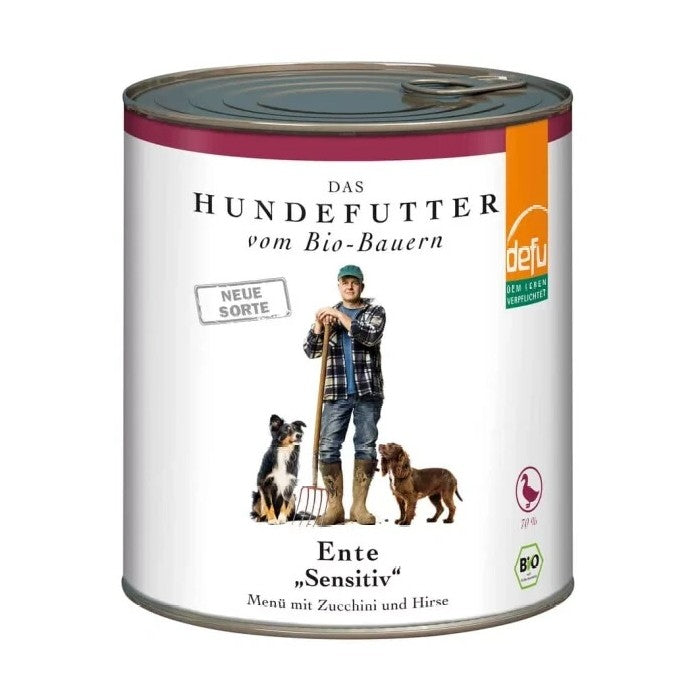 Defu Ente High Sensitive – getreidefreies Bio-Nassfutter 820g