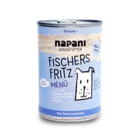 Dosen-Nassfutter für Hunde mit Lachs aus Wildfang, Quinoa, Birnen, Karotten und Fenchel – purinarm und getreidefrei
