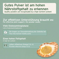 Qualitativ hochwertiges Grünlippmuschelpulver mit hohem Nährstoffgehalt, das zur Gelenkgesundheit beiträgt und wichtige Omega-3 und Omega-6-Fettsäuren liefert.