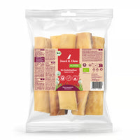 Herrmann's Snack & Chew Bio-Rinderkopfhaut für Hunde.
