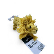 Hundespielzeug Leo – handgefertigt aus Baumwolle, ca. 10 cm, gefärbt mit Pflanzenfarben, zahnfreundlich und nachhaltig