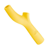 Robustes Hundespielzeug aus elastischem Naturkautschuk mit Vanilleduft — befüllbar für extra Spielspaß, langlebig und sicher für ausgiebiges Kauen.