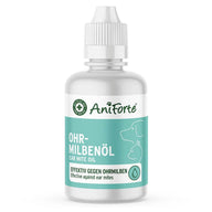 AniForte® Ohrmilbenöl für Hunde, Katzen und Nagetiere zur Linderung von Juckreiz und Ohrmilbenbefall. Einfach anzuwenden dank Tropfeinsatz.