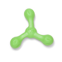 West Paw Zogoflex Skamp Wurfspielzeug für Hunde in leuchtenden Farben – robust, flexibel, schwimmfähig und ideal für Wurf- sowie Zerrspiele, mit hervorragenden Wurfeigenschaften.