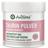AniForte® Taurin Pulver für Hunde in Dose, essentielle Aminosäure zur Unterstützung des Herz-Kreislauf-Systems, Nahrungsergänzung für Hunde, 0,5 g Tagesdosierung, natürlich und hochwertig