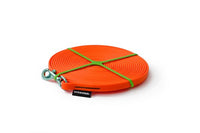Treusinn BioThane Schleppleine 9 mm – leicht & wasserfest orange 5m