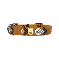 Das Woolly Wolf Halsband Sea to Summit aus 100% recyceltem Polyester bietet eine nachhaltige, robuste und bequeme Lösung für Hundebesitzer. Mit einer Kunststoff-Schnalle, einem nickelfreien D-Ring und einem 